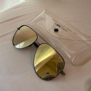 Quay Desi Perkins Gold High Key Aviator